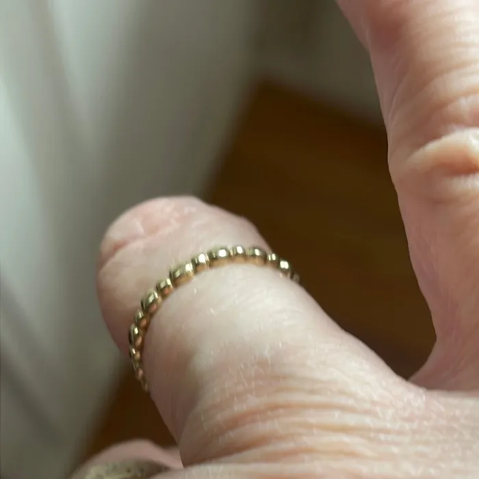 Bubble Band 10k Gold Vintage Vintage Paris Jewelry Rings