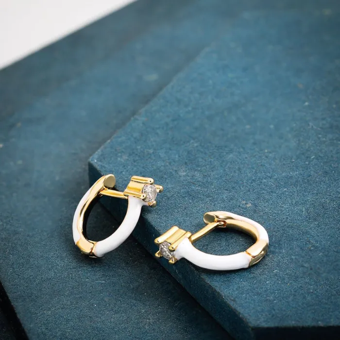 ClaudiaG Earrings Flirt Huggie Earrings