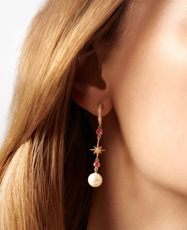 Earrings Marlo Laz Elixir Earrings Blue Topaz