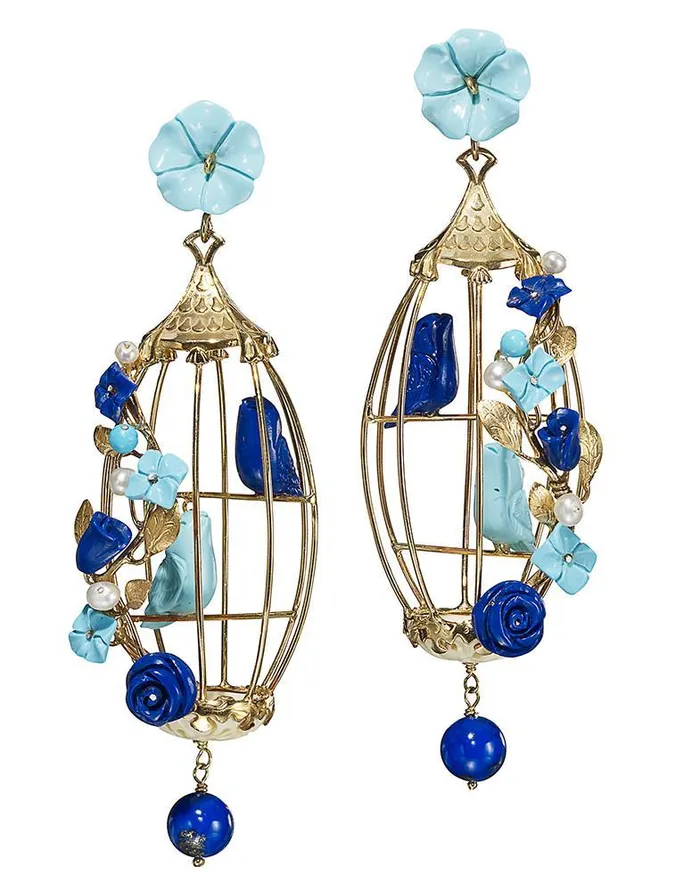 Earrings Of Rare Origin Lovebirds Earrings