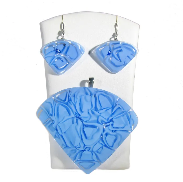 Earrings VN Murrine Murano glass Pendant earrings set Fantasy