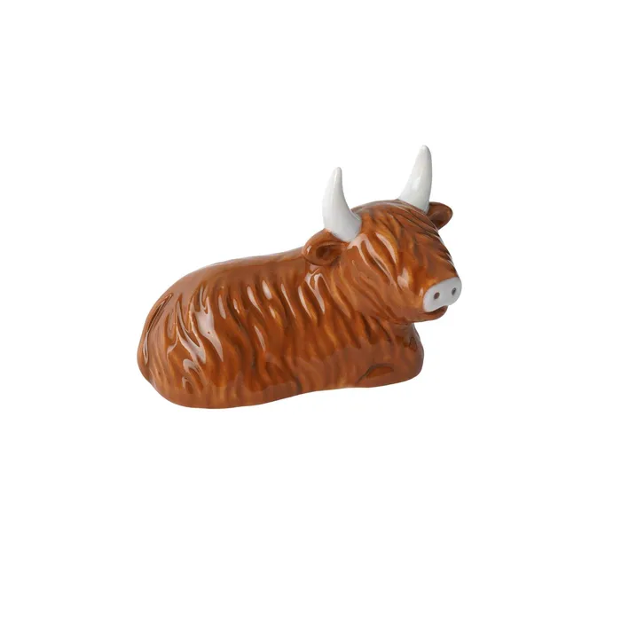 Faire CGB Giftware Highland Cow Ring Holder In Gift Box by Bramble Farm Rings