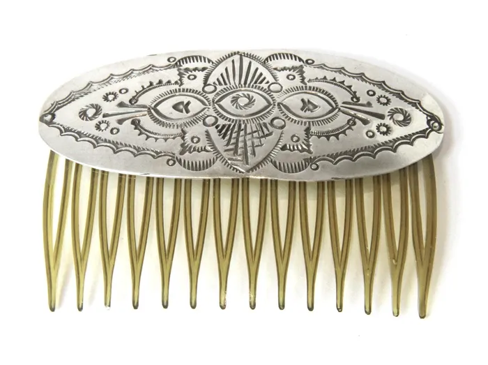 Jeanette Dale Rings Silver Hair Comb