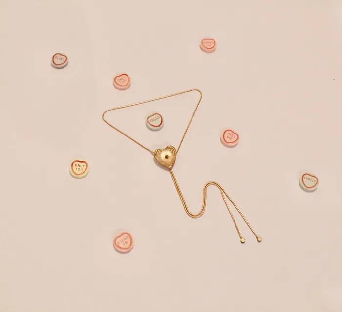 lordviolet Necklaces HEART OF GOLD Bolo