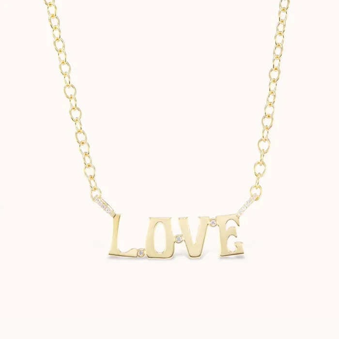 Marlo Laz Necklaces Custom Nameplate Pendant