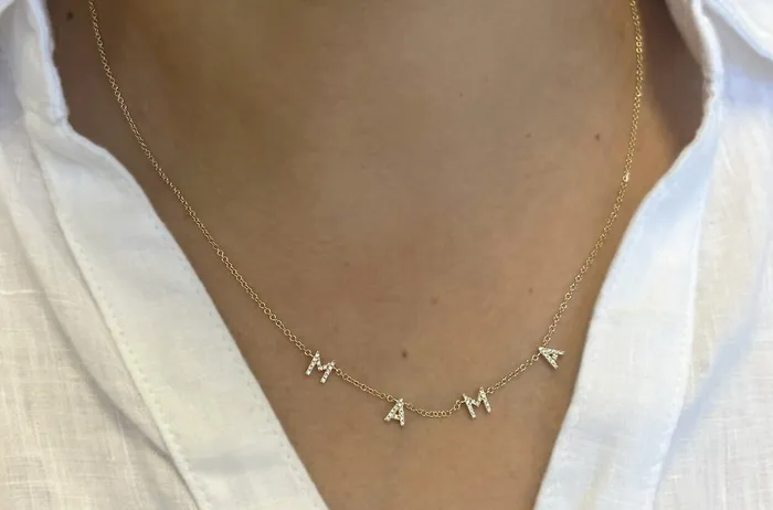 Necklaces Albert Hern Necklace 14kt Gold MAMA Diamonds