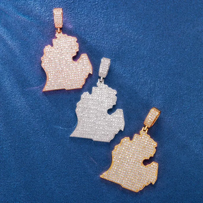 Necklaces icezeusshop Custom Michigan State Pendant