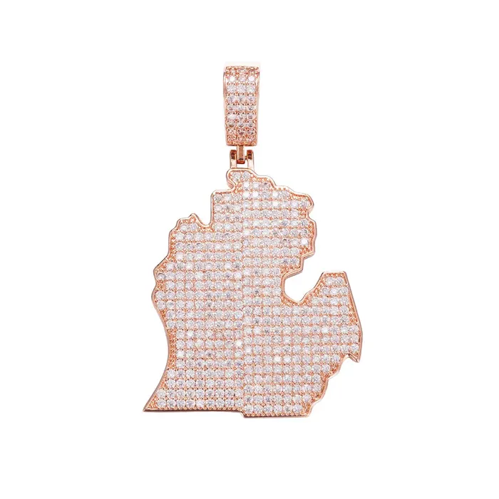 Necklaces icezeusshop Custom Michigan State Pendant