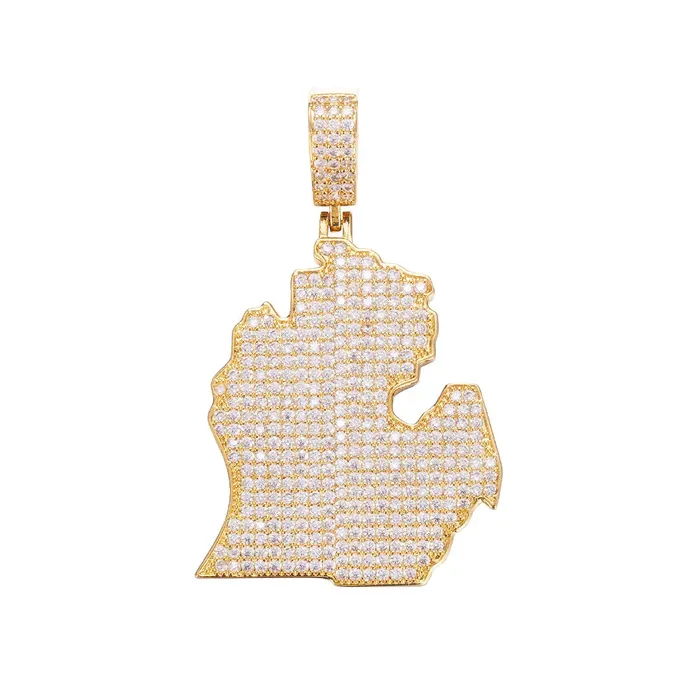 Necklaces icezeusshop Custom Michigan State Pendant