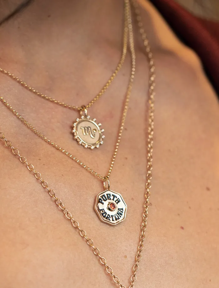Necklaces Marlo Laz Libra Necklace