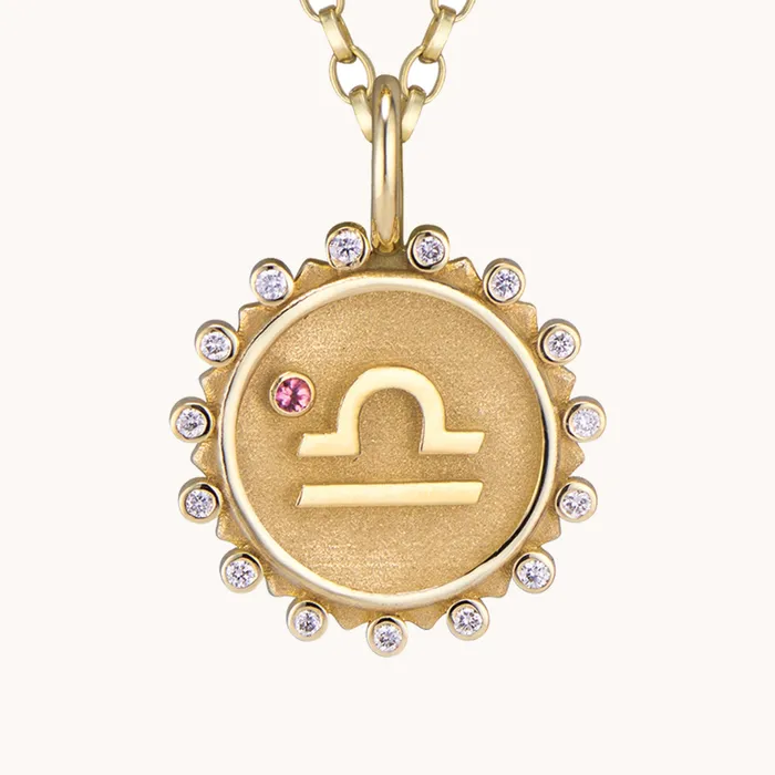 Necklaces Marlo Laz Libra Necklace