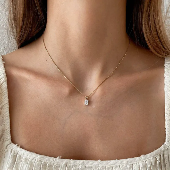 Necklaces Truly Blessed Jewels Blair CZ Pendant Necklace