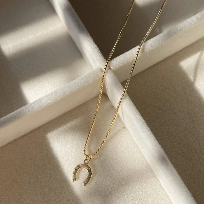 Necklaces Truly Blessed Jewels Giddy Up Horseshoe Pendant Necklace