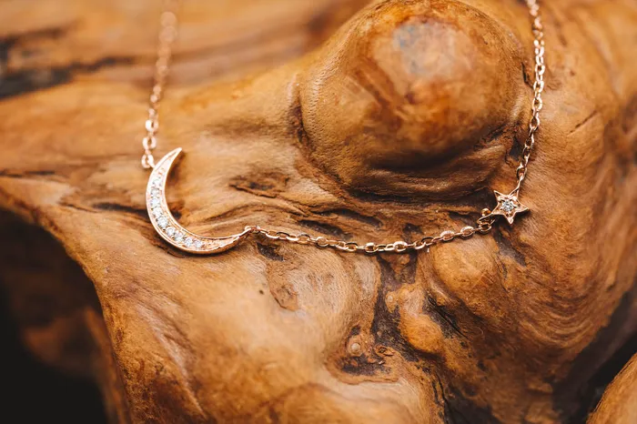 Necklaces Wilkerson 14k Rose Gold Moon and Star Necklace