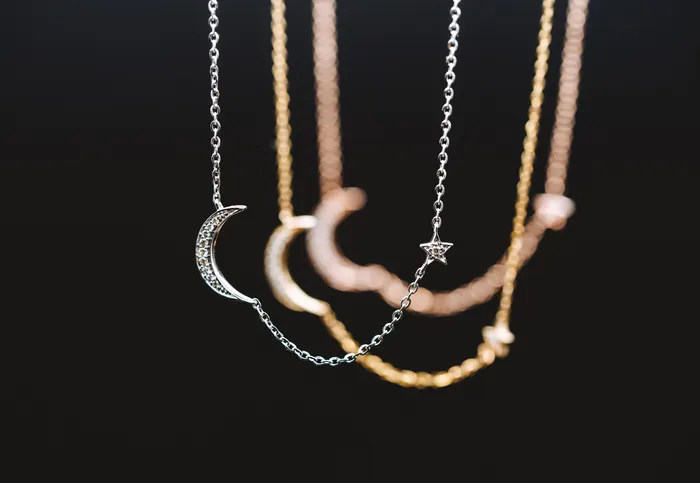 Necklaces Wilkerson 14k Rose Gold Moon and Star Necklace