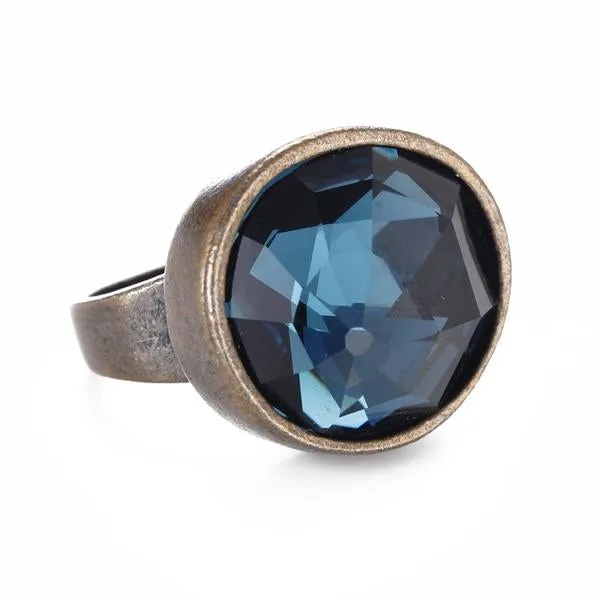 Rebel Designs Inc Rings Large Single Crystal Ring