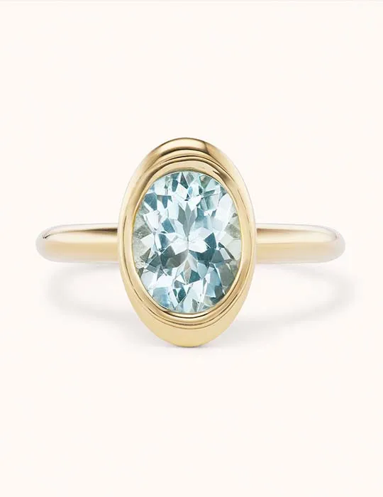 Rings Anjuli II Ring Aquamarine Marlo Laz