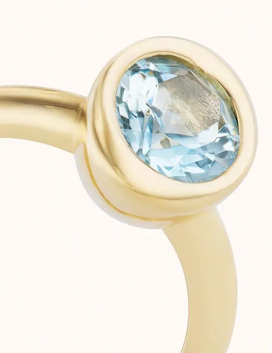 Rings Anjuli II Ring Aquamarine Marlo Laz