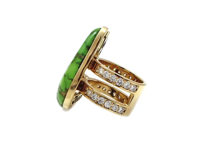 Rings Jesse Monongye Lewy Body Gaspeite Ring