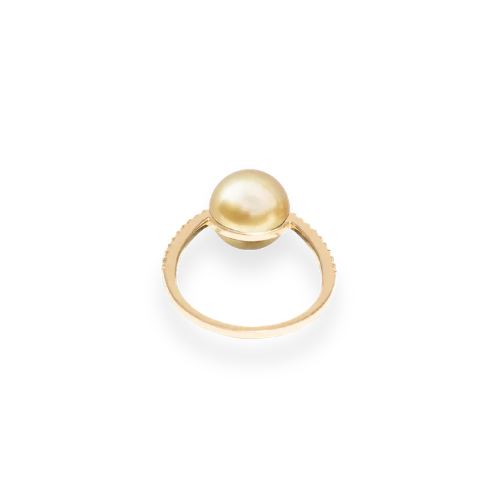 Rings PRMAL Golden Pearl Oval Ring