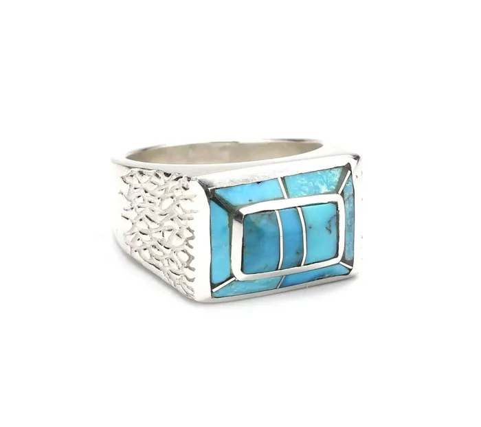 Rings Small Double Rectangle Ring Ben Nighthorse