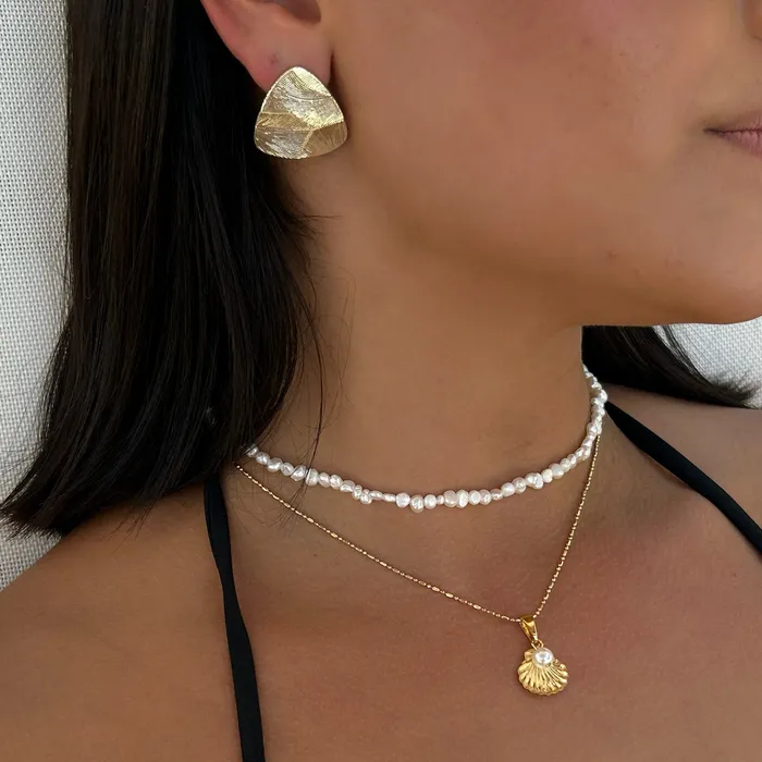 TBJ Necklaces Madreperla Shell Necklace