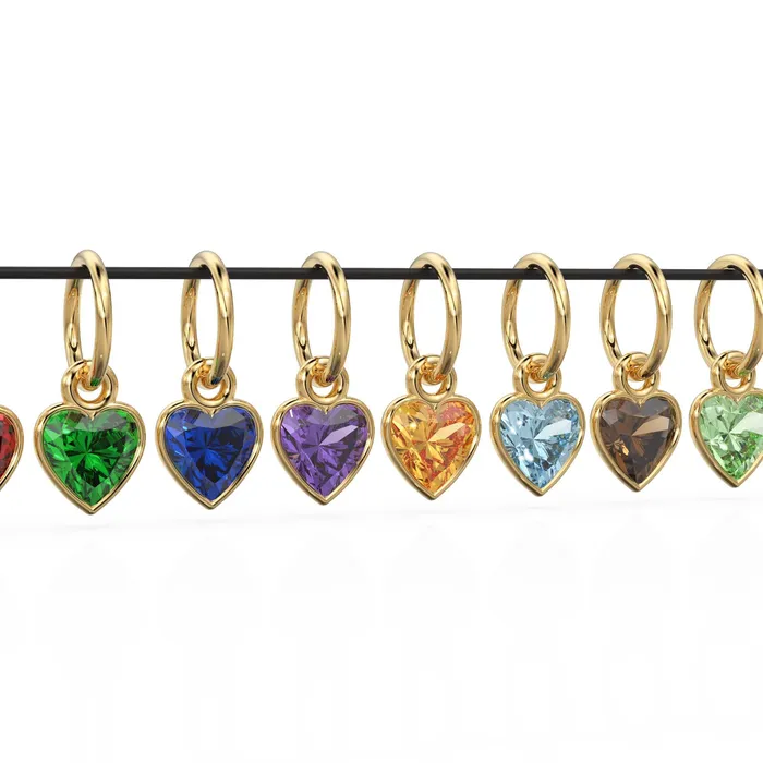 5mm Heart Diamond Charm Pendant 18k Solid Gold Pendant Heart Diamond Bezel Charm Pendant Garnet Peridot Amethyst Citrine Blue Topaz Jalvi Co Necklaces