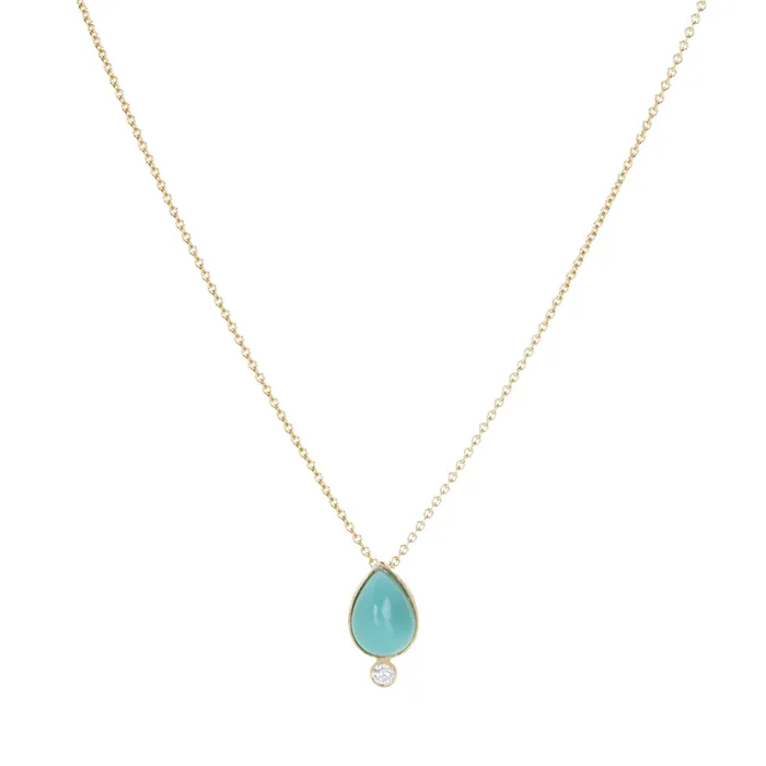 Alexis Kletjian Turquoise Sacred Seed Necklace Necklaces