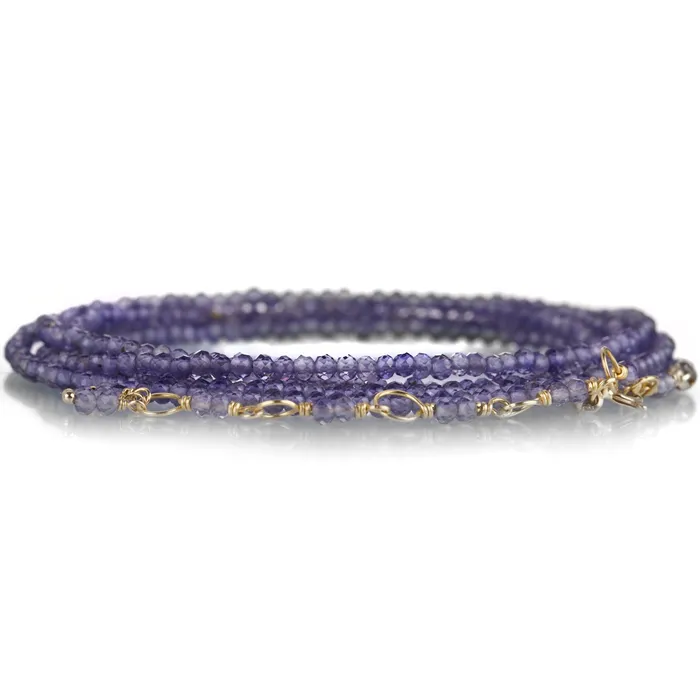 Anne Sportun Bracelets 18k Iolite Wrap Bracelet