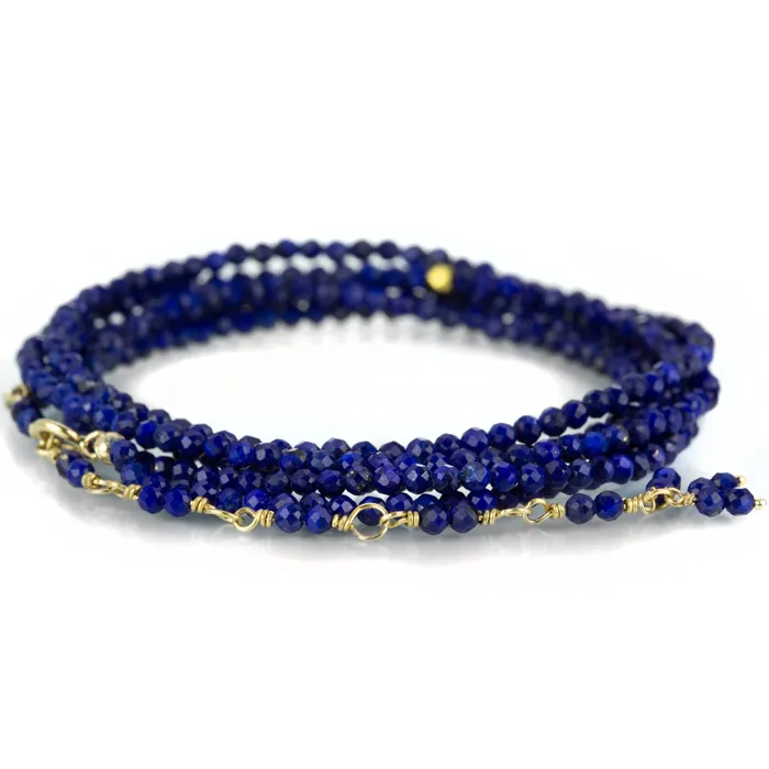 Anne Sportun Bracelets 18k Lapis Wrap Bracelet 34