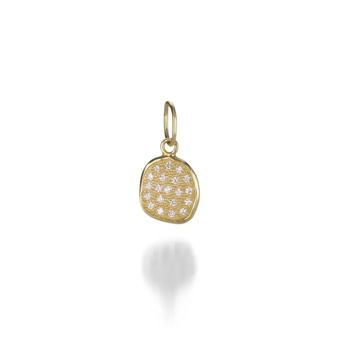 Anne Sportun Charm Necklaces Stardust Pebble Charm