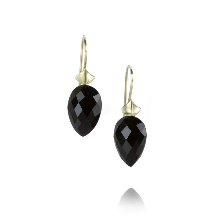 Annette Ferdinandsen Earrings Onyx Large Simple Bug Earrings