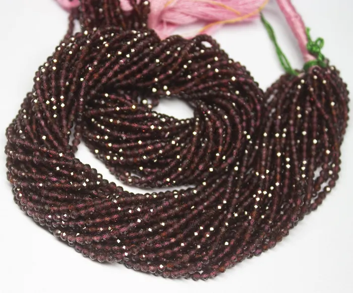 Beads Supplies USA Rings 13 Full Strand Red Garnet Faceted Round Cut Shape Gemstone Beads Quartz Beads 240mm Beads Supplies USA Rings 13 Full Strand Red Garnet Faceted Round Cut Shape Gemstone Beads Quartz Beads 240mm