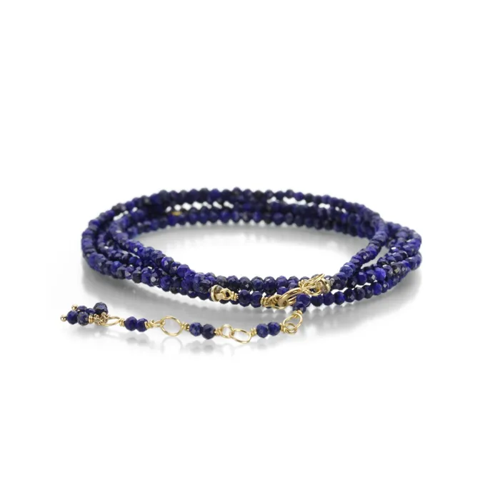 Bracelets Anne Sportun Lapis Lazuli Wrap Bracelet