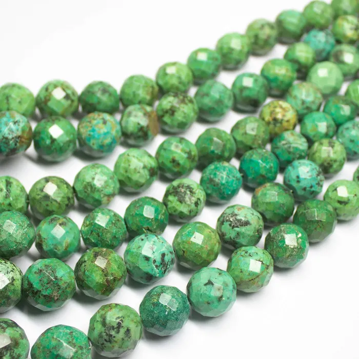 Bracelets Beads Supplies USA 8 inches 1420mm Natural Himalayan Turquoise Faceted Round Cut Loose Gemstone Beads Bracelets Beads Supplies USA 8 inches 1420mm Natural Himalayan Turquoise Faceted Round Cut Loose Gemstone Beads