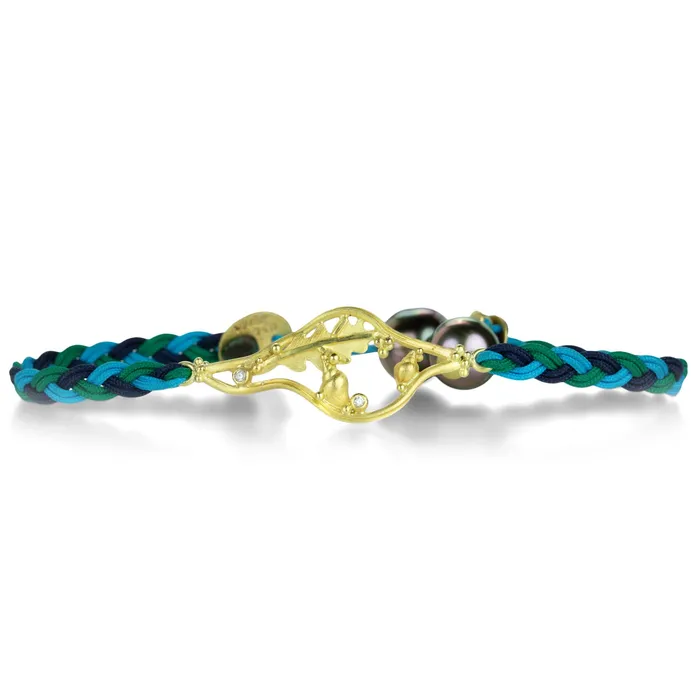 Bracelets Lene Vibe Braided Shell Bracelet