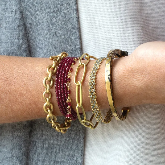Bracelets Marian Maurer 18k City Link Bracelet Medium Bracelets Marian Maurer 18k City Link Bracelet Medium