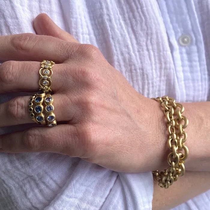 Bracelets Marian Maurer 18k City Link Bracelet Medium Bracelets Marian Maurer 18k City Link Bracelet Medium
