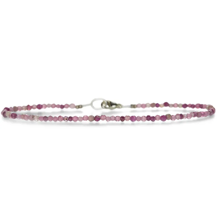 Bracelets Pink Multi Stone Beaded Bracelet Margaret Solow