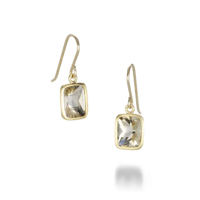 California Champagne Quartz Earrings Maria Beaulieu Earrings