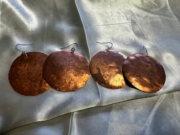Copper Earrings Chris Crosbys Purple Coyote Earrings