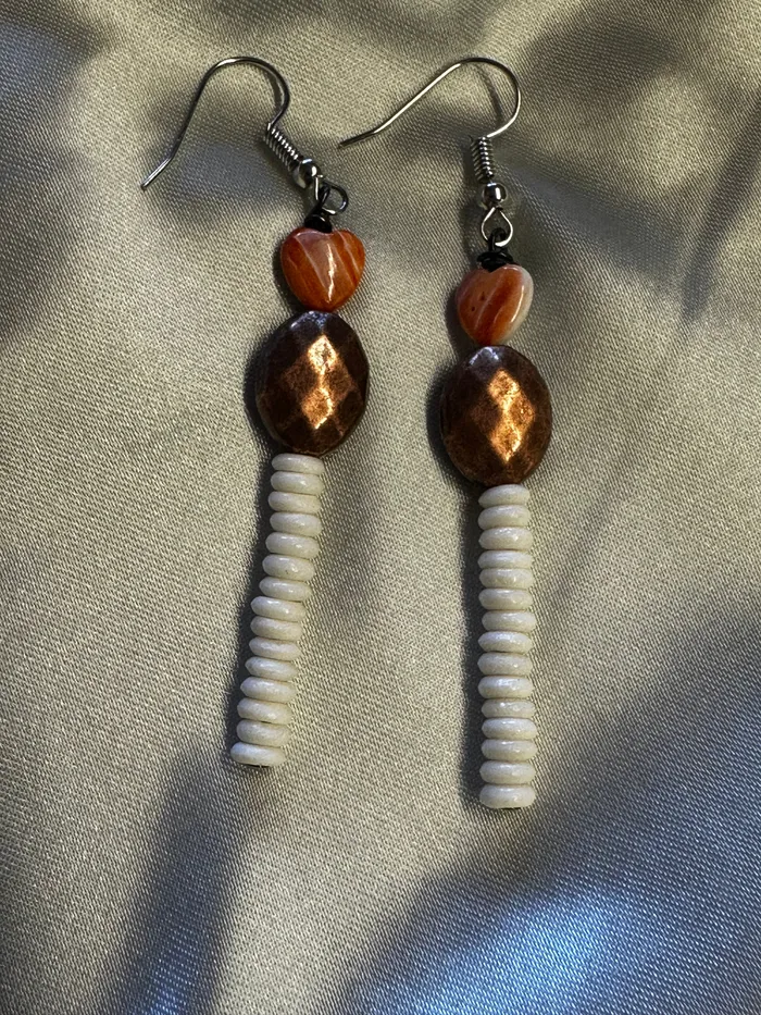 Copper Earrings Chris Crosbys Purple Coyote Earrings