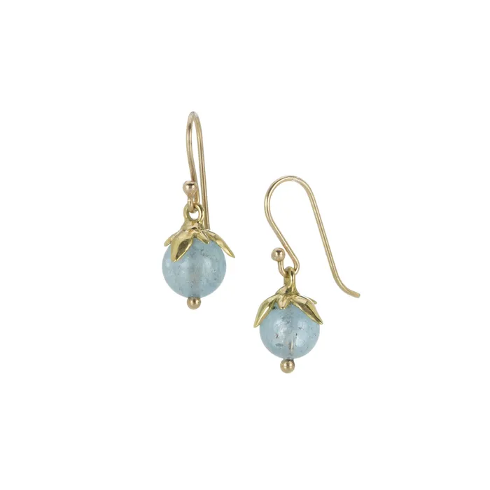Earrings Annette Ferdinandsen Aquamarine Berry Earrings