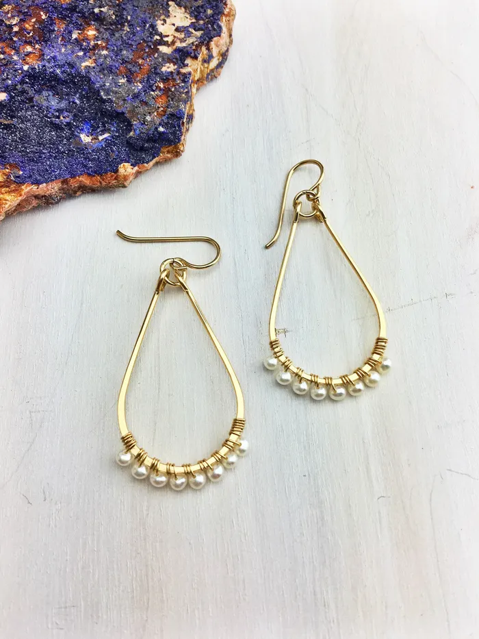 Earrings Enclave Gems and Co Hildur Earrings H Freshwater Pearls on a 14k Gold Filled Frames Earrings Enclave Gems and Co Hildur Earrings H Freshwater Pearls on a 14k Gold Filled Frames
