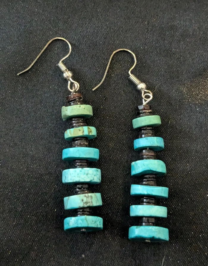 Earrings Ren McCully Disc Dangle Earrings