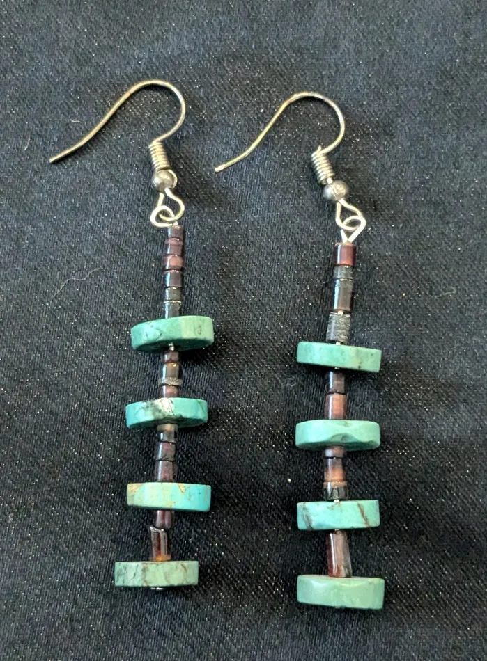 Earrings Ren McCully Disc Dangle Earrings