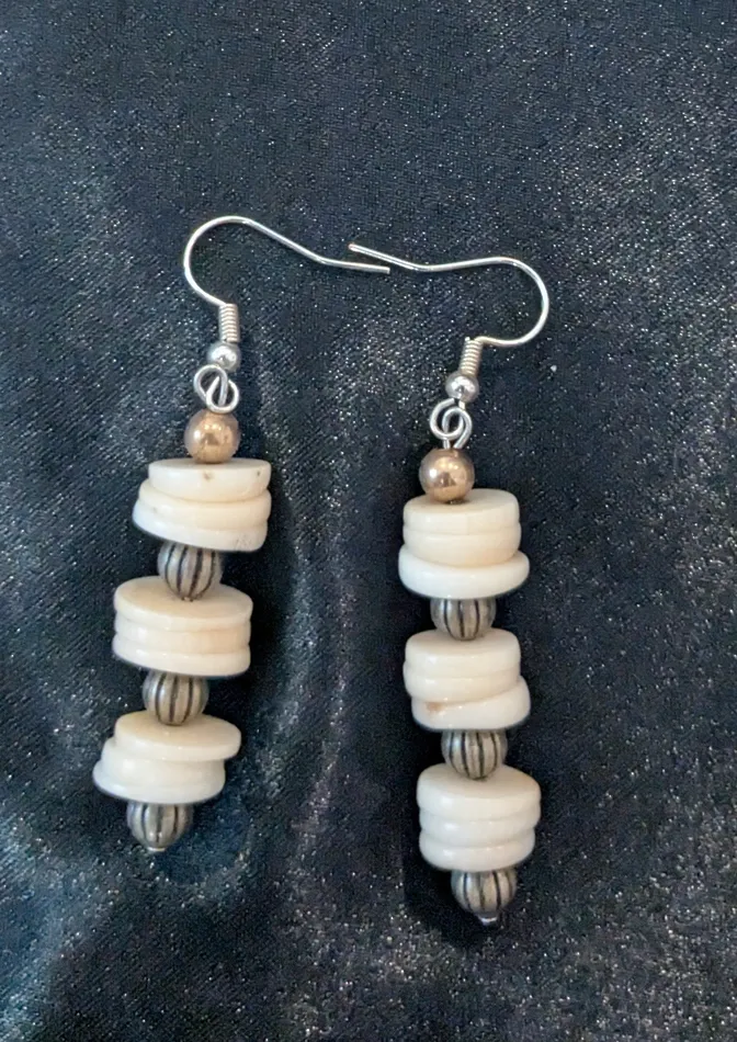 Earrings Ren McCully Disc Dangle Earrings