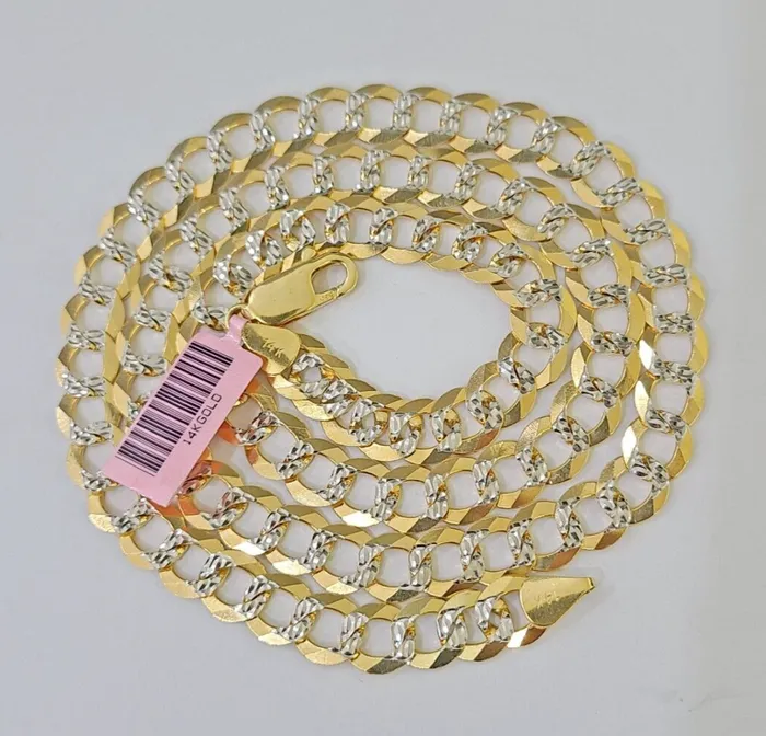 Gold and Diamond 14k Gold chain Solid Necklace Cuban Curb Link REAL 8mm 20 30 Inch Mens DISCOUNT Necklaces Gold and Diamond 14k Gold chain Solid Necklace Cuban Curb Link REAL 8mm 20 30 Inch Mens DISCOUNT Necklaces
