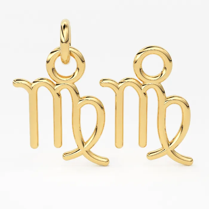 Jalvi Co Necklaces Virgo Zodiac Necklace Star Sign Pendant Astrology Birthday Gift in Solid 14k or 18k Gold Jalvi Co Necklaces Virgo Zodiac Necklace Star Sign Pendant Astrology Birthday Gift in Solid 14k or 18k Gold