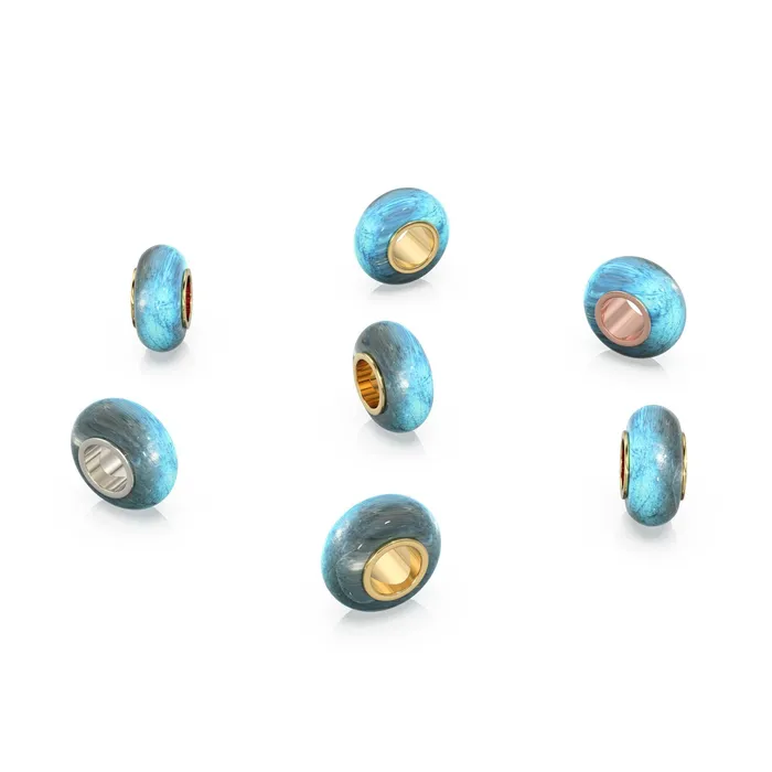 Jalvi Co PreStyled Sets Labradorite Beads Labradorite Bead Gold Core Natural Labradorite Bead Gold Charm Gemstone Bead Pendant Small Hole Bead Big Hole Bead